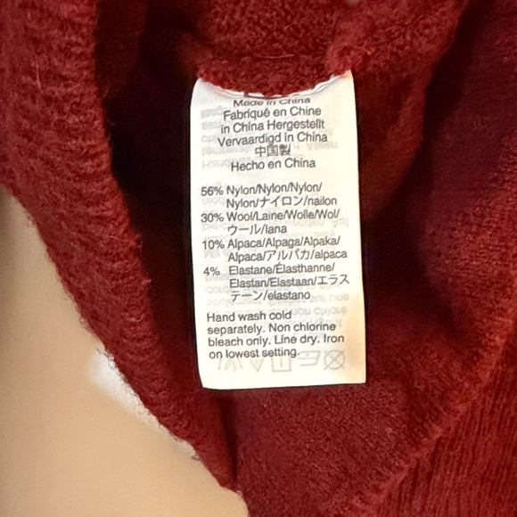 Madewell Women's Burgundy Sweater - Picture 5 of 5